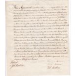 A 1786 Agreement to share a home in King's Lynn between Pleasence and Hestor Browne and Thomas