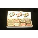 Matchboxes-Petite' Safety Matches - (14) small assorted boxes in original John Masters & Co box