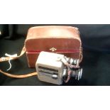 Movie Camera 8m-Halma 8 in original leather box with instructions