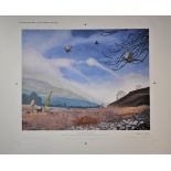 Morley, Michael 'Pheasant Shooting' Limited Edition signed print, from the original acrylic