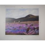 Morley, Michael (Norfolk) 'Grouse Shooting' Limited Edition signed print, from the original