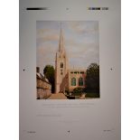 Morley, Michael 'Parish Church of St. Mary The Virgin, Saffron Walden' Limited Edition signed print,