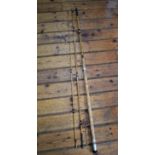 1960's 11ft. 3 section all built cane float rod. Professionally restored. Burgundy whippings. Cane