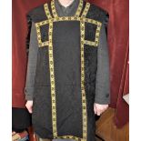 Roman Black & Gold Vestment with two stoles