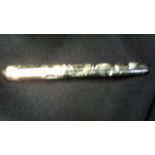 Fountain Pen-1950's Conway Stewart 388, green marble pen 14 ct gold MB