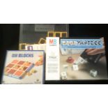 Toys and games - boxed Vintage games (3) includes: Word 'Yahtzee' (MB), Ox Blocks, Noughts and