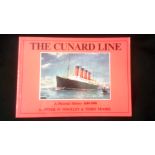 The Cunard Line - A Pictorial History 1840-1990 paperback fully illustrated by Peter W. Woolley &