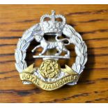 Royal Hampshire Regiment EIIR Cap Badge (Bi-metal), slider and made 'Ammo UK'