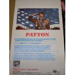 Patton - Vintage Film Poster - 20th Century Fox - An epic Film starring George L Scott-12" x 24"