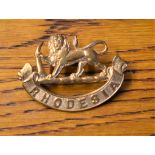 Rhodesian General Service Corps Cap Badge (Gilding-metal)