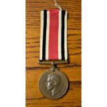 British Geo VI Special Constabulary Long Service Medal named to Thomas W. Rose.