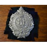 Princess Louise's (Argyll and Sutherland Highlanders) WWI Glengarry Cap Badge (White-metal with