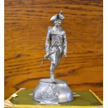 Buckingham Fine English Pewter Figure - Royal Sussex Soldier in original box, approx 10cm's