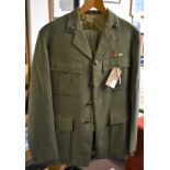 Royal Marine No.2 EIIR Officers Uniform including: Jacket and Trousers, bronzed buttons and collar