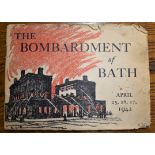 The Bombardment of Bath WWII Booklet, designed printed and published for The Bath and Wilts