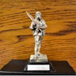 Royal Hampshire Art Foundry Pewter Soldier Royal Artillery Sgt (Gulf 1991) - 12cm High x 5cm's on