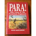 Para!-Fifty Years of the Parachute Regiment- hard back with cover, fully illustrated by Peter