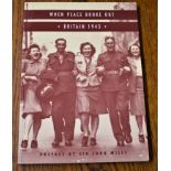 When Peace Broke Out in Britain 1945+, Preface by Sir John Mills, pub; HMSO illustrated hardback