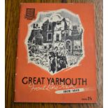 British WWII Booklet - Great Yarmouth Front Line Town 1939-1945. "An official account of The A.R.