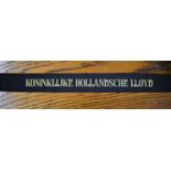 Dutch Koninklijke Hollandsche Lloyd Shipping Cap Tally:- This company ran a shipping company from