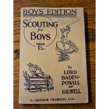 Scouting For Boys 1936 revised edition by Lord Baden-Powell of Gilwell, published: C. Arthur