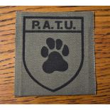 British South Africa Police Anti Terrorist Unit arm patch (PATU)