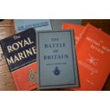 British WWII and Later Ephemera booklets (6) including: The Battle of Britain, Air Navigation,