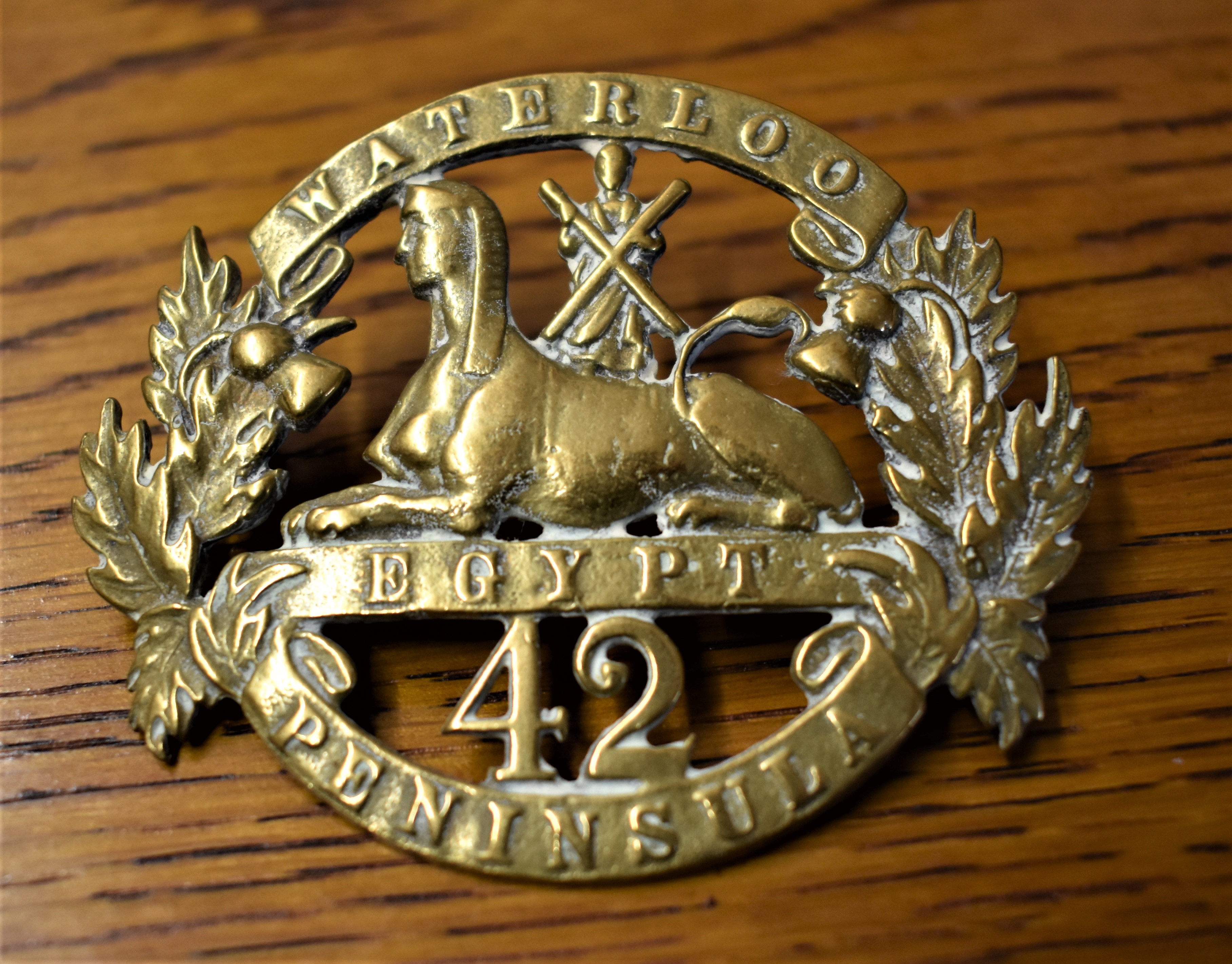 42nd (Royal Highland) Regiment of Foot Glengarry and pre-Territorial era 1874-1881 Badge, K&K: