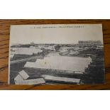 French RP Postcard of a British-Canadian Encampment and British General Military Hospital. "Le