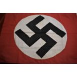 German NSDAP WWII Stitched Swastika Flag 53cms x 73cms