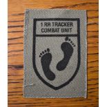 Rhodesia Rhodesian Army 1st RR Anti Terrorist Tracker Combat Unit Cloth Patch