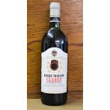 British Cold War era Royal Corps of Transport Berlin Sector bottle of wine 'Belle Maison Claret',