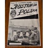 WWII-Polish magazine- Illustrating Poland on VE Day Oct 1945, good clean lot
