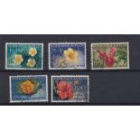 Netherlands-Antilles 1955-Child Welfare, SG345-349 used set - cat value £16.20