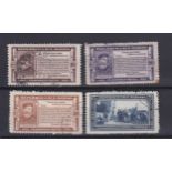 San Marino 1932 50th Death Anniversary of Garibaldi S.G. 183-184, 186, 188 fine used.