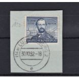 Germany 75th Anniversary of Otto Gas engine S.G. 1076 used 30pf stamp on piece cancelled 30/10/