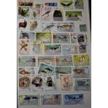 Assorted Thematic Birds and Animals - large stockbook full (1500+) useful stock.