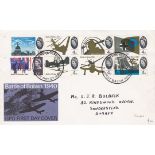 Great Britain FDC 1965 09/13 Battle of Britain non phosphor set on illustrated GPO FDC. Croydon FDI.