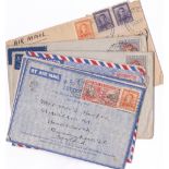 New Zealand 1947-1949 Range of Air Letters and Airmails to Birmingham etc. (6)