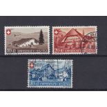 Switzerland 1945 National Fete S.G. 462-464 used. Cat value £75+