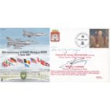 Great Britain FDC 1997 06/06 Shape 30th anniversary signed cover General Sir Jeremy Mackenzie &
