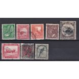 New Zealand 1935 definitives S.G. 556-557, 559, 561-562. 654. 566-5657 used. Cat value £50