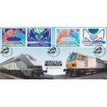 Great Britain 1984 (5 March) Channel Tunnel, Brush FDC, A/B, BFDC No.8, official