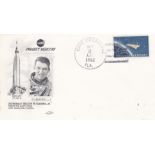 Rocket Mail 1962 Env issue commemorate the Launch of Atlas 8 with the Mercury 8 and Astronaut W.