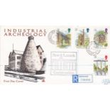 Great Britain 1989 (4 July) Industrial Architecture FDC, Mercury New Lanark c.d.s., BFDC No.23