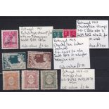 Portugal 1911-1921 Mint range of Tax, charity and postage due issues. Cat value £30+ (8)