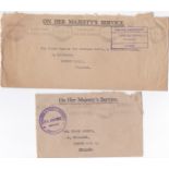 Swaziland 1962-O.H.M.S envelope used Mbabane to Crown Agents, Milbank, with machine slogan Abarane/