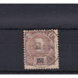 Portugal 1895 definitives S.G. 359 fine used 150r. Cat value £34