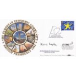 Great Britain FDC's 1992 (13 oct) Single European Market - Benham, flown FDC, Westminster swi