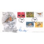 Great Britain 1995 (30 Oct) Christmas set, BFDC No.5, York h/s, signed Robin Day